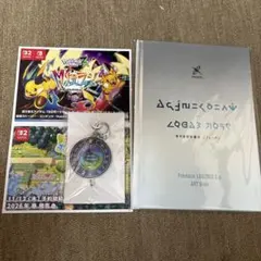 ポケモン レジェンズ Z-A アートブック & キーホルダー & ポストカード