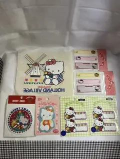 【楽一番公式アカウント05様　専用】キティ　ワッペン・ネームタグ・ネームシール