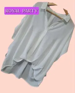 ROYAL PARTY ロイヤルパーティー スキッパーブラウスのサムネイル