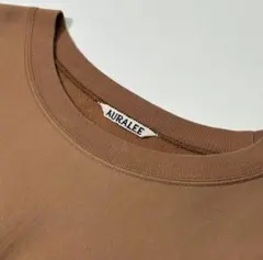 Auralee SUPER HIGH GAUGE SWEAT P/O 1 茶色