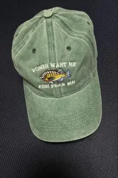 WOMEN WANT ME FISH FEAR ME キャップ