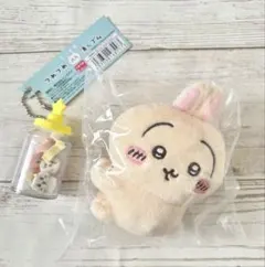 2点セット / ちいかわ ぬいぐるみクリップ うさぎ + つめつめ消しゴム