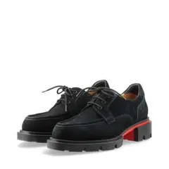 Christian Louboutin スエード 革靴 黒のサムネイル