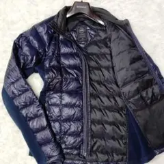 美品 カナダグース ブラックレーベル ライトダウン ネイビー M 2702MB
