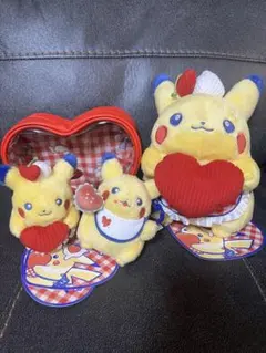 ぬいぐるみ PIKACHU DINER ピカチュウ　マスコット　ポーチ　4点