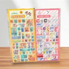 【正規品】ディズニー　ブロックシール　ズートピア ベイマックス 2枚セット