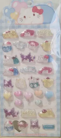 公式サンリオ　3Dシール 立体シール　海外限定　正規品　ポムポムプリン