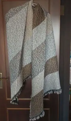 新品　ストライプデザインストール・ショール