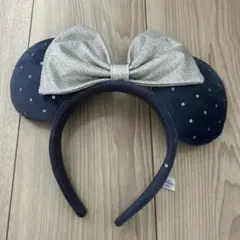 ミッキー耳風カチューシャ ネイビー