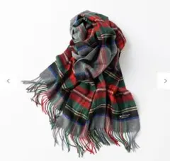 23区PURE CASHMERE カシミヤ100%チェック柄 マフラー新品未使用 - メルカリ