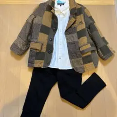 babyGap フォーマルジャケット&FOキッズ　黒パンツ2点セット 95サイズ