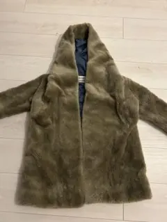 bluebird✖️bluebird フェイクファーコート　kidsのサムネイル