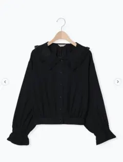 Samansa Mos2 / お皿モチーフ刺繍ブラウス