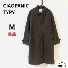 CIAOPANIC TYPY ウール混コート M ブラウン ロング丈　シンプルのサムネイル