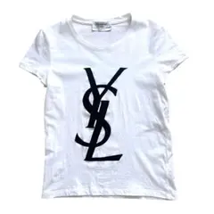 美品 YVES SAINT LAURENT "YSL"ロゴ Tシャツ イタリア製のサムネイル