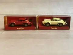 herpa ヘルパ　ポルシェ Porsche 911 1:87 HO 2個セット