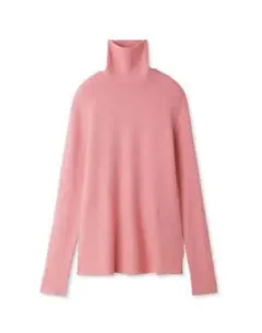 新品タグ付き　ミラオーウェン タートルネックリブニットトップス『ウォッシャブル』