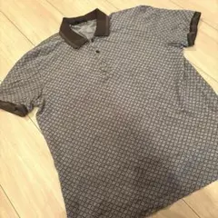 【美品】GUCCI GGパターン ポロシャツ ブラウン Gucci GGパターン ポロシャツ | ブラウン | FARFETCH JP