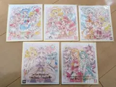 プリキュア 色紙ART-20周年special-3　オールスターズf　5枚セット
