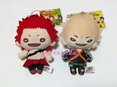 僕のヒーローアカデミア 爆豪勝己 切島鋭児郎　にとたんぬいぐるみ　ヒロアカ