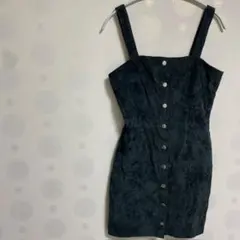 サロペット【XS】グレー コーデュロイ