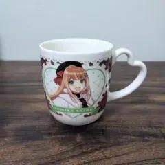 学マス　一番くじPart4　E賞　描きおろし　チェック柄マグカップ　紫雲清夏