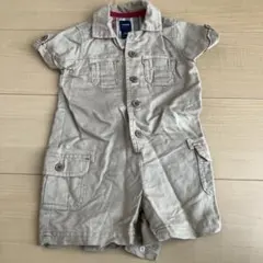 babyGap ベージュロンパース 3-6ヶ月