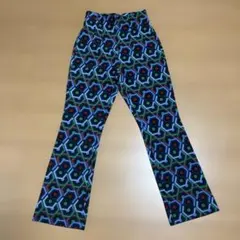 ZARA ジオトメック　幾何学模様 フレアパンツ XS