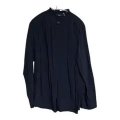 新品 ユニクロ フリルブラウス ブラック XL