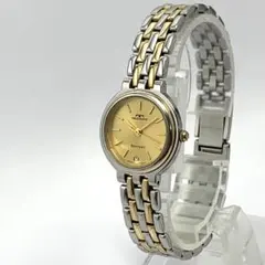 ❤️電池交換済 851 TECHNOS Berryer テクノス 腕時計 ゴールドのサムネイル