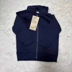 新品★未使用　無印良品　訳あり　キッズ　パーカー　90 ネイビー