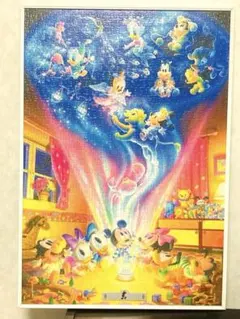 ディズニー 夢色プラネタリウム　ジグソーパズル 完成品 フレーム付きのサムネイル