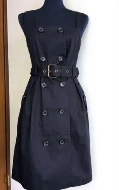 ブルーレーベルクレストブリッジ　ワンピース　ノースリーブ　ベルト　М