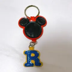 ディズニー ミッキーマウス キーホルダー アルファベット R 平成レトロ