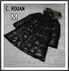 RORAN✨カシミヤ100% ロングジレ ブラック フォックス リアルファー 