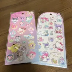 サンリオ ジュエルマシュマロステッカーズ シール 2種