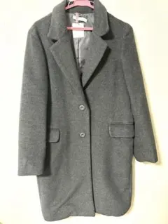 ViS グレー チェスターコート　M ロングコート