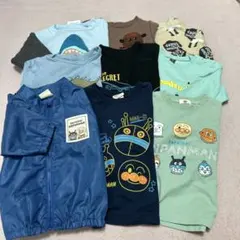 ベビー服　保育園着　トレーナー　ロンT まとめ売り9点　秋冬　90