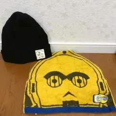 スターウォーズ C-3PO ハンドタオル ミッキーマウス ニット帽 ディズニー