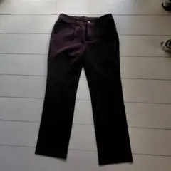 ダークブラウン 　ストレート　カジュアル　パンツ　ウエスト70