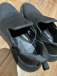 WORKMAN雲の上ステップブラック スリッポンスニーカー LL