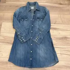 Lee デニムシャツワンピース 長袖
