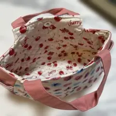 チェリープリント トートバッグ