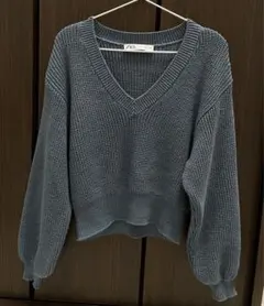 Vネック ニット セーター ZARA