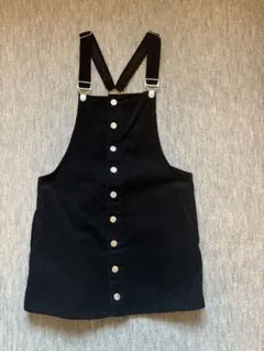 FOREVER 21 コーデュロイ ジャンスカ ミニ丈 サロペットスカート