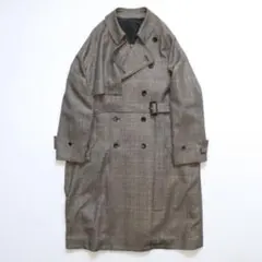 stein 19AW Lay Oversized Overlap Coat