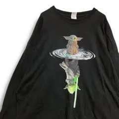 BPCT ムービー Tシャツ 長袖 ロンT 古着 ヨーダ スターウォーズ 映画