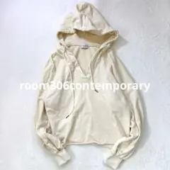room306 contemporary コットン パーカー アイボリー