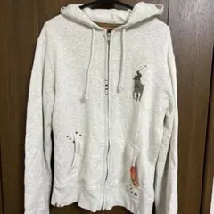 【超美品】Polo Ralph Lauren グレー パーカー　オシャレ