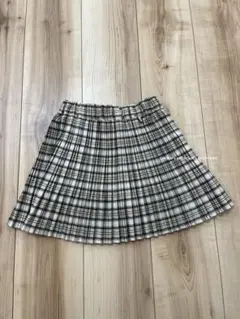 しまむら　プリーツ　スカート　チェック